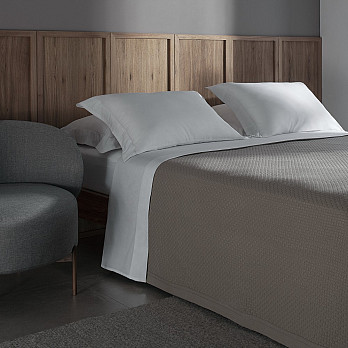 Colcha In Design Hotel Buddemeyer com Viés - Kaki